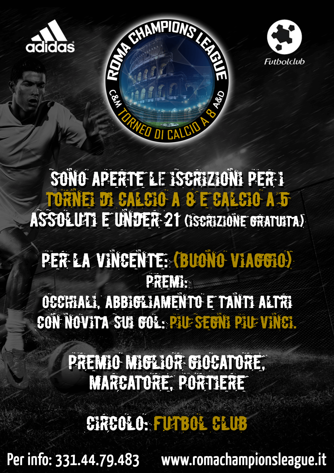 Roma Champions League – Flyer