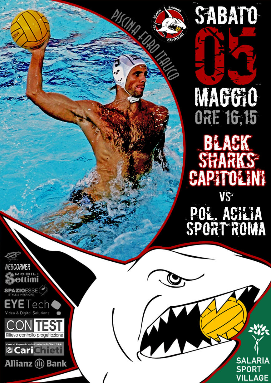 Black Sharks Capitolini – Locandina Gara