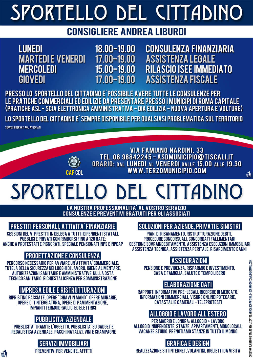 Sportello del Cittadino – Flyer