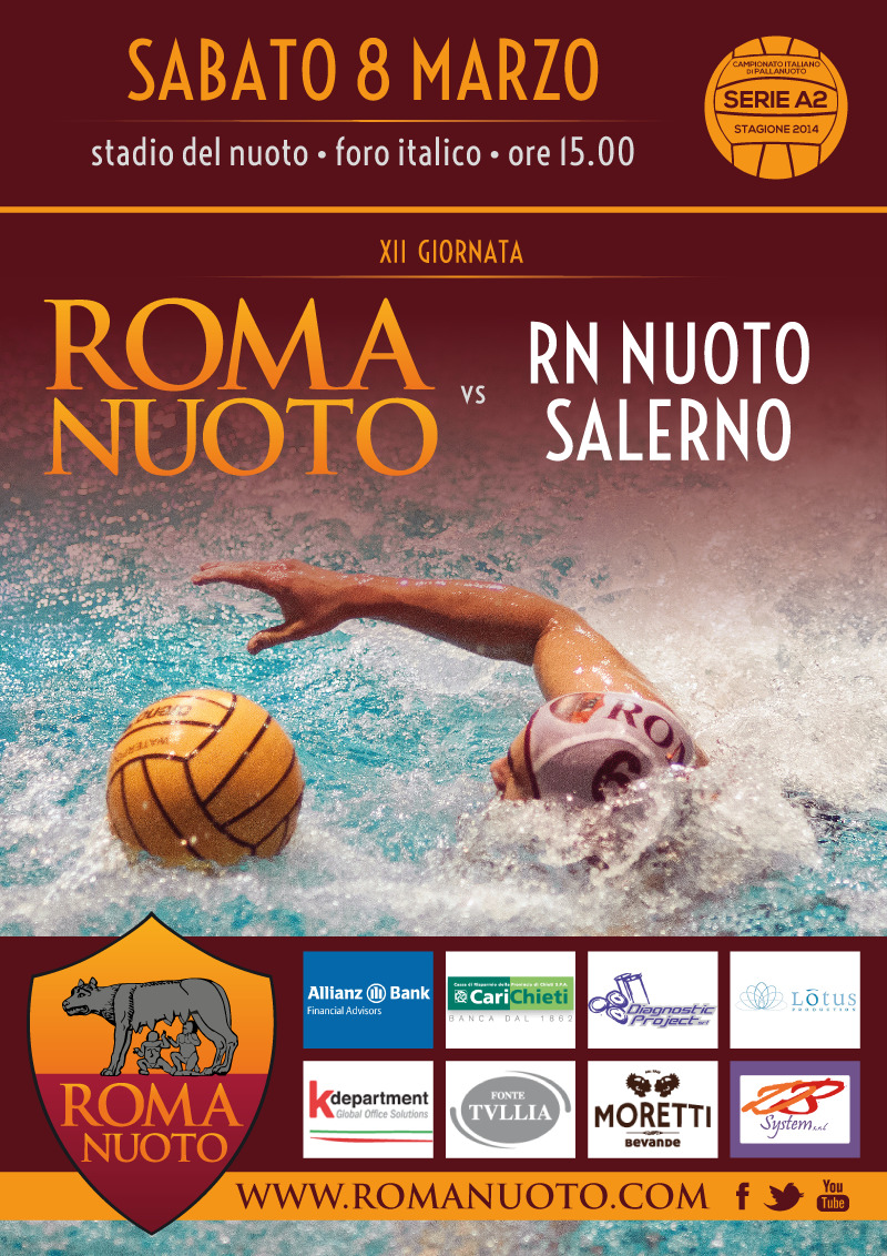 Roma Nuoto – Locandina Gara